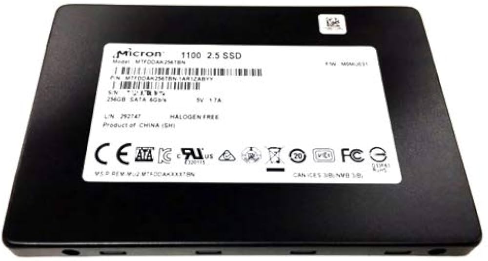 Amazon | 256GB SSD 内蔵型 Micron マイクロン 3D TLC 2.5インチ 7mm厚