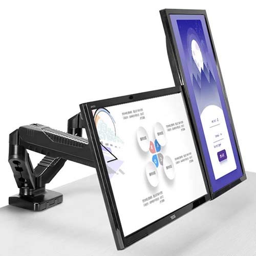 Amazon.co.jp: Lumen MA-GS207BK ガススプリング式 2面液晶