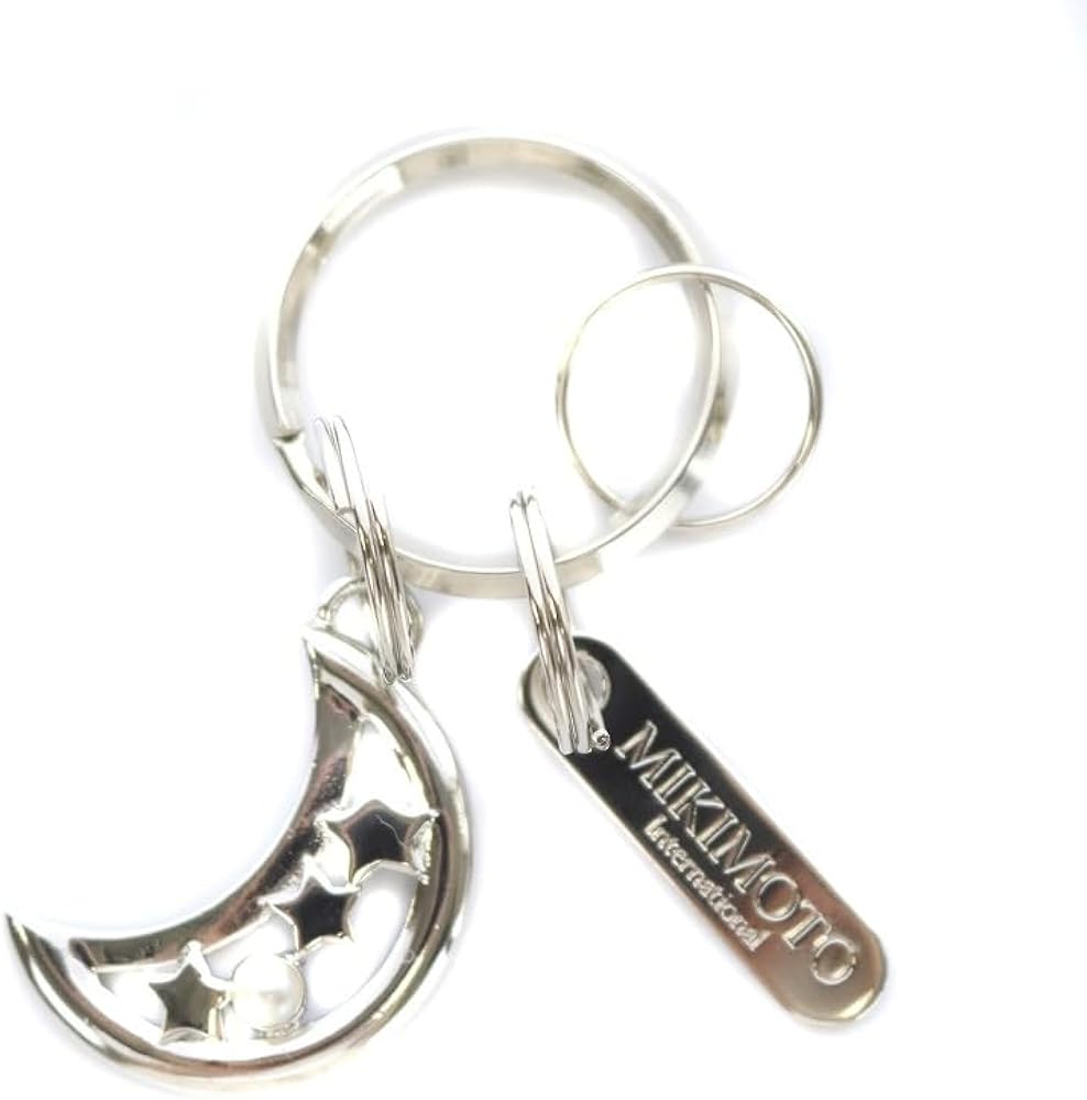 Amazon.co.jp: ミキモト MIKIMOTO ムーンキーリング キーホルダー 月