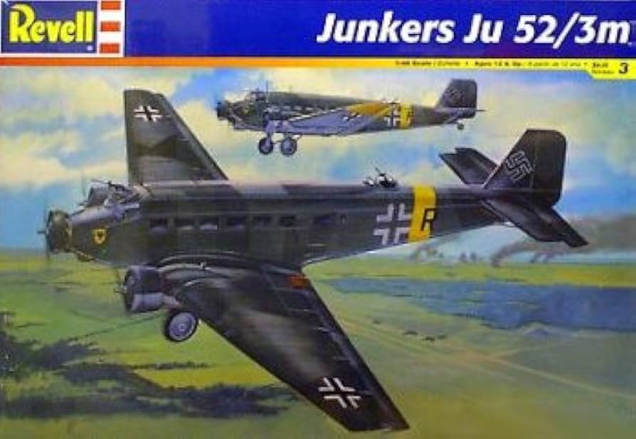 Amazon | Junkers Ju 52/3m ドイツナチ軍機モデルキット Revell