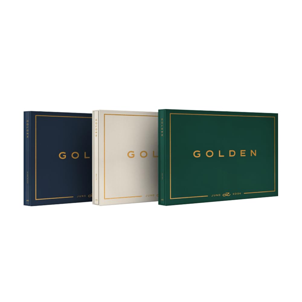 Amazon.com: [Set] BTS JUNGKOOK GOLDEN 1st Solo Album 3 Ver Set