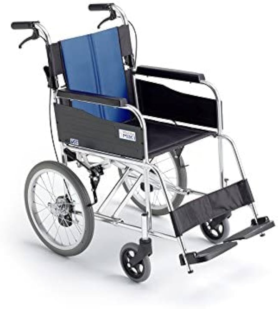 Amazon | 車いす 介助・アルミ 背折れ BAL-2 400MM アルミ製 | ミキ