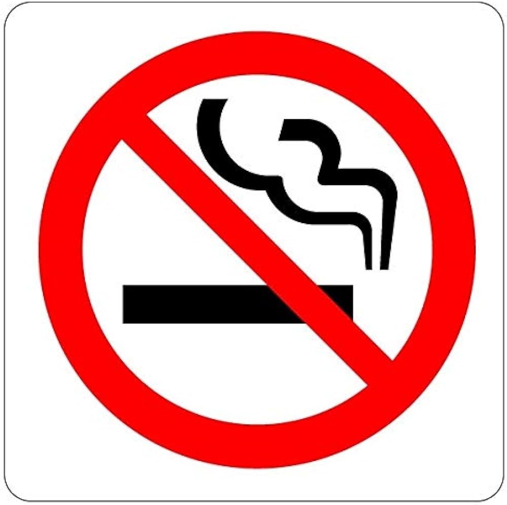 Amazon.co.jp: 安全・サイン8 受動喫煙予防用 ピクトグラム 「全面