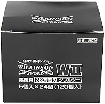 Amazon.co.jp: ウィルキンソン・ソード W2（ダブルツー）替刃 5個×24
