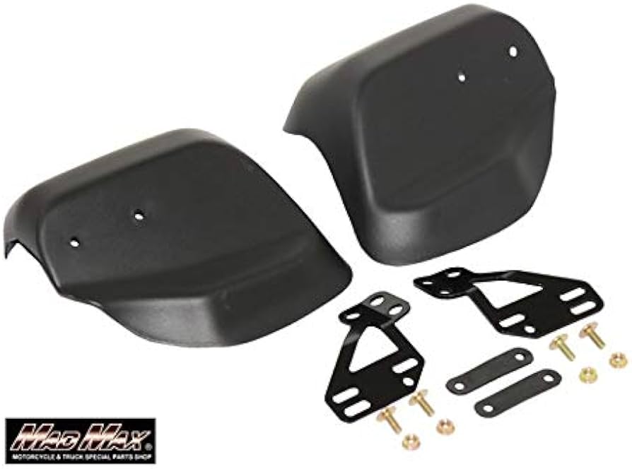 Amazon | バイク用 ナックルガード ブラック ナックルバイザー 左右