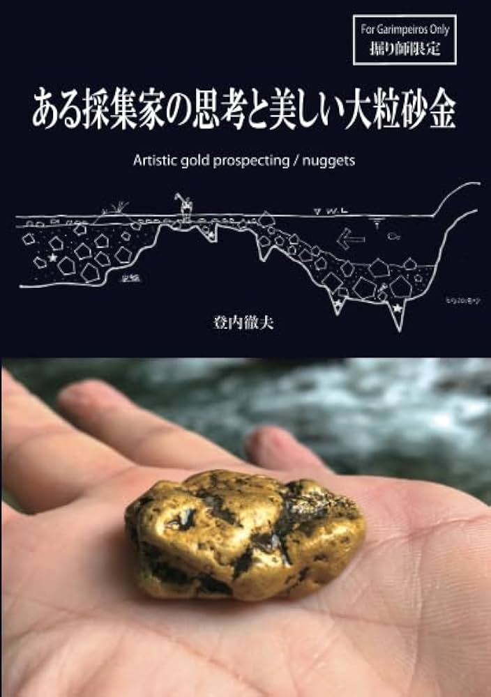 ある採集家の思考と美しい大粒砂金 Artistic gold prospecting