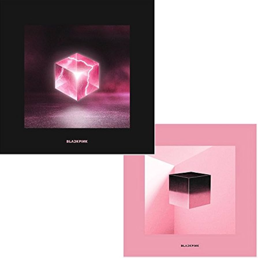 Amazon.com: BLACKPINK [SQUARE UP] 1st MINI Album Black/Pink Random