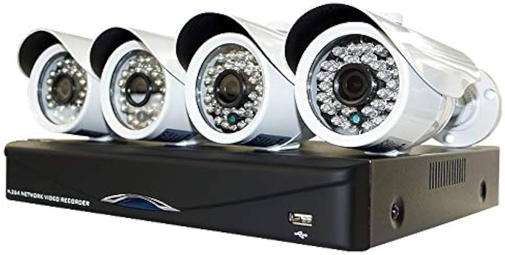 Amazon.co.jp: 防犯カメラ4台セット 防犯カメラ 屋外 511万画素 監視