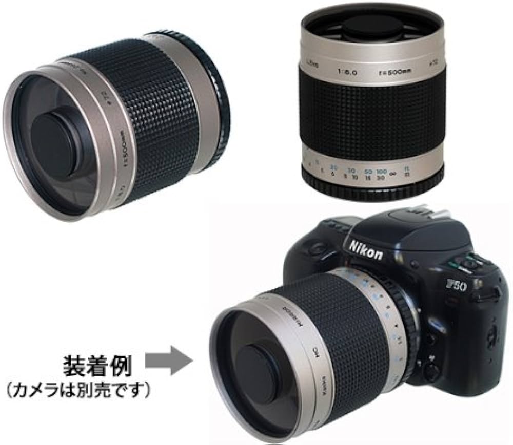 Amazon.co.jp: Kenko デジタルカメラ用 ミラーレンズ500mmF8 超望遠