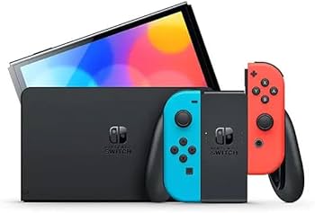 Nintendo Switch with Neon Blue and Red Joy-Con (Renewed) : Amazon
