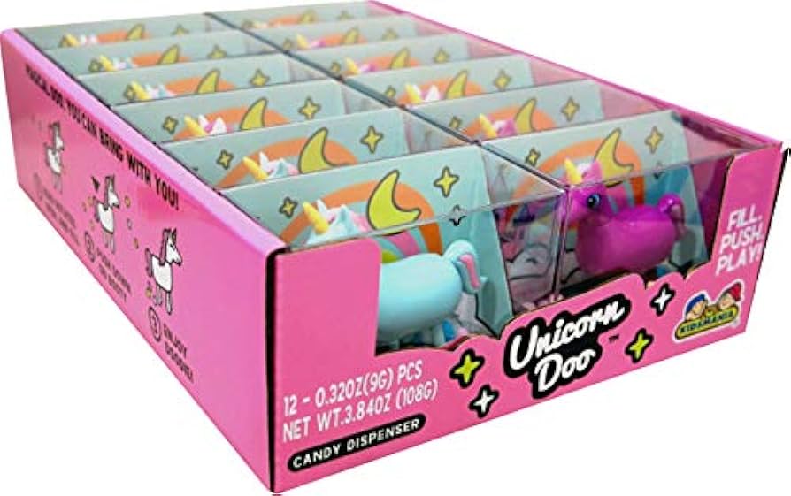 Amazon.com : Kidsmania Unicorn Doo Candy Dispenser - 12 Count