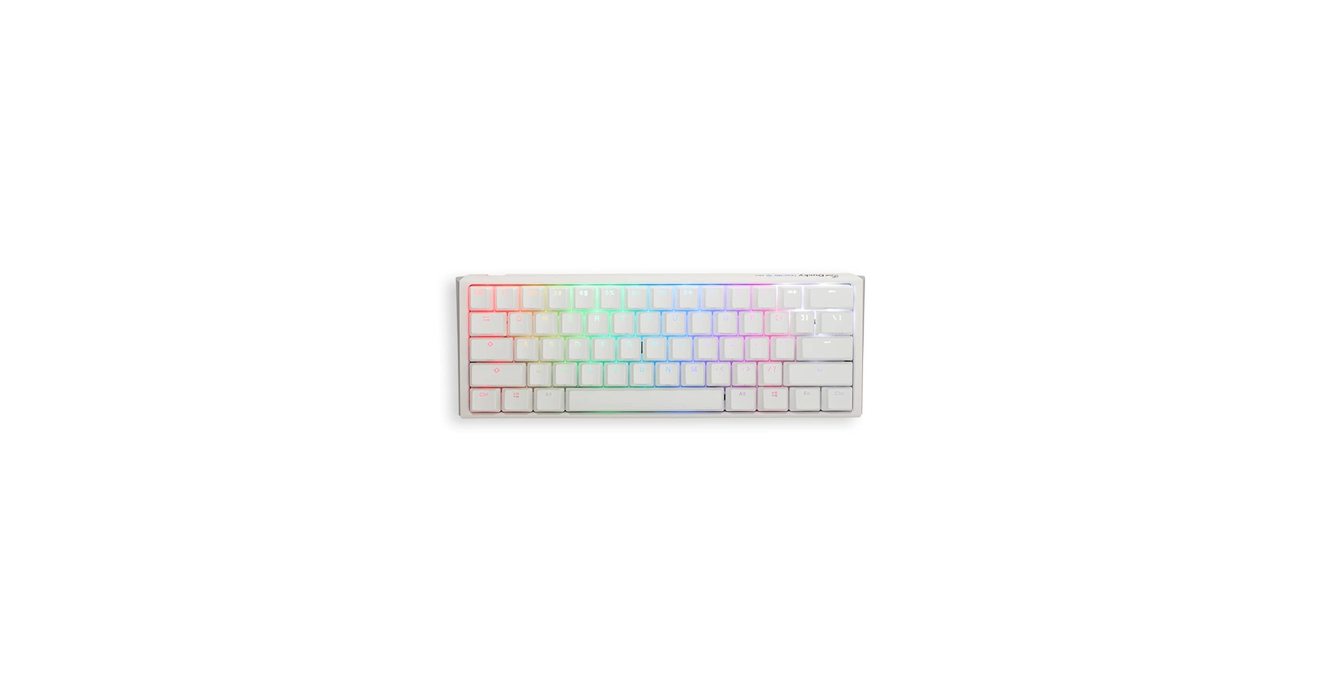 Amazon.com: Ducky One 3 Mini Pure White 60% Hotswap RGB Mechanical