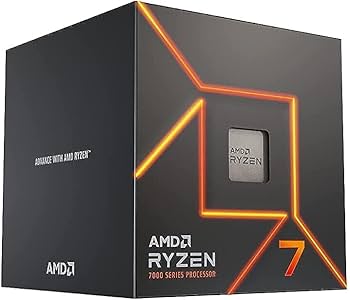 Amazon | AMD CPU Ryzen 7 7700, with Wraith Prism Cooler 3.8GHz 8