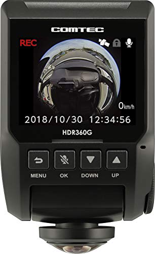 Amazon.co.jp: コムテック 360度全方向対応ドライブレコーダー HDR360G