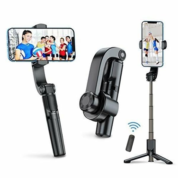 Amazon.co.jp: スマホ用 ジンバル 1軸スタビライザー Q8 手ぶれ防止