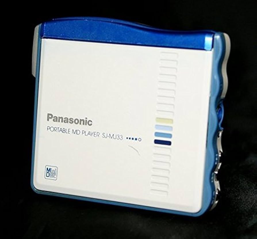 Amazon | Panasonic パナソニック SJ-MJ33-A (ブルー) ポータブルMD