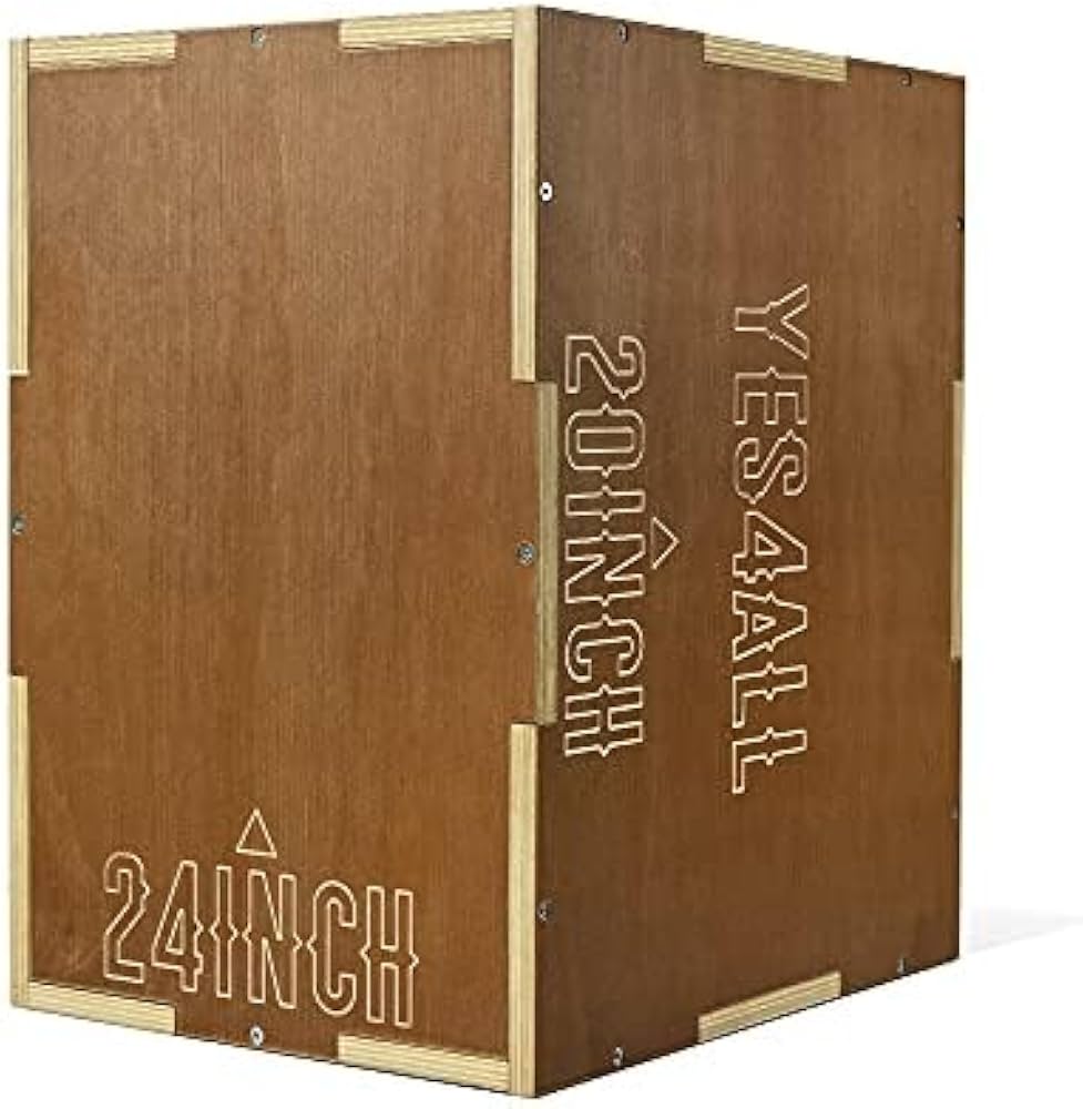Amazon | Yes4All (イエスフォーオール) Plyo Box 3-in-1 木製ボックス
