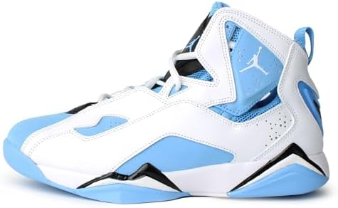 Jordan Tênis masculino True Flight Branco/University Blue-Black