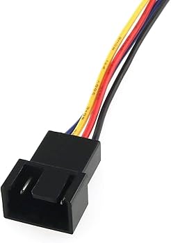 Amazon.co.jp: Pocaton 冷却ファン電源ケーブル 5ピンメス - 4ピンオス