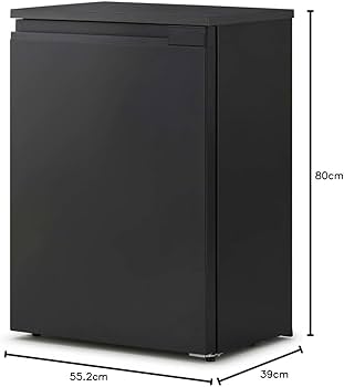 Amazon | ＼どこにでも置けるスリムさ/アイリスオーヤマ スリム冷蔵庫