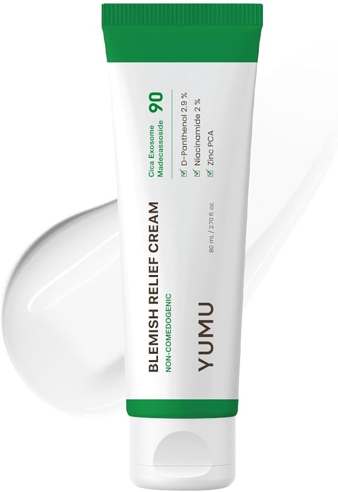 Amazon.com: YUMU Cica Exosome Zinc Blemish Relief Cream, Face