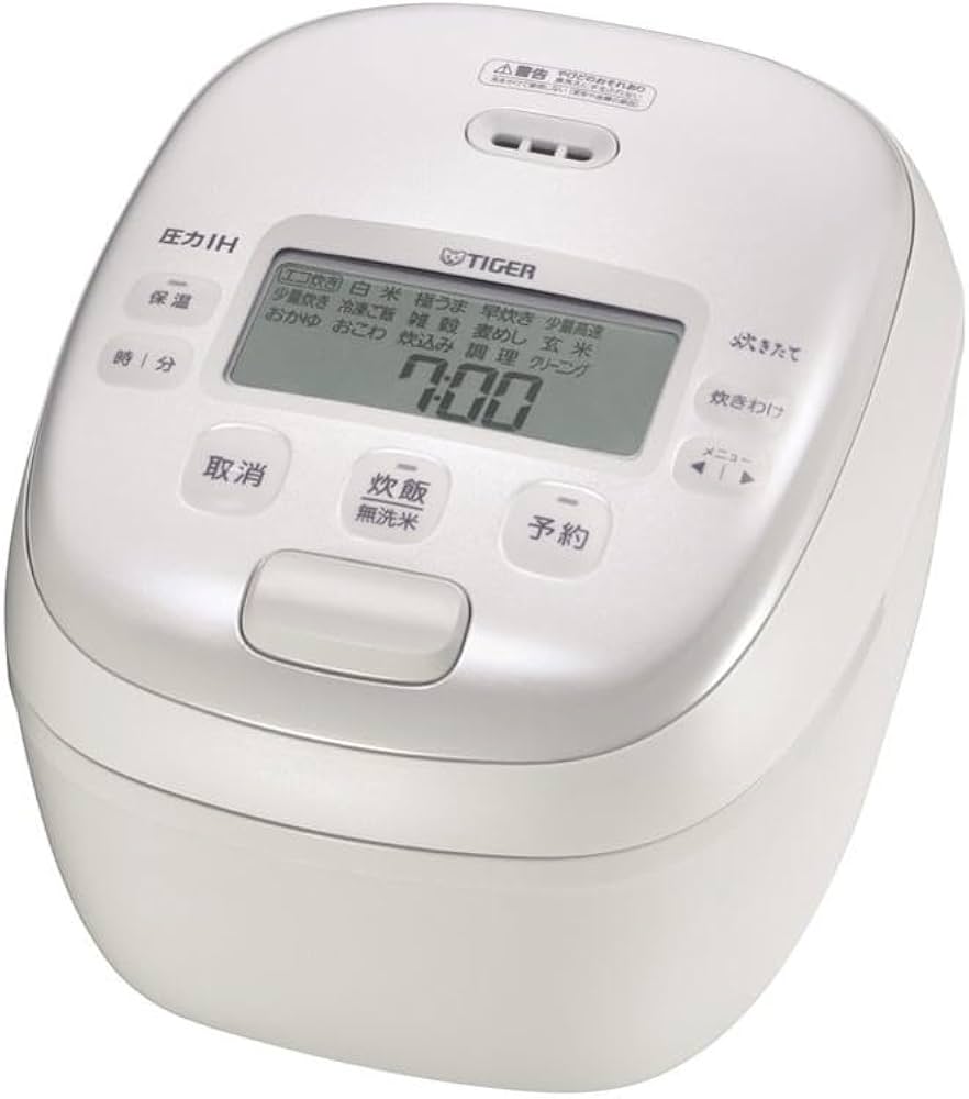 Amazon | JRI-B180-W(ホワイト) 炊きたて 圧力IHジャー炊飯器 1升