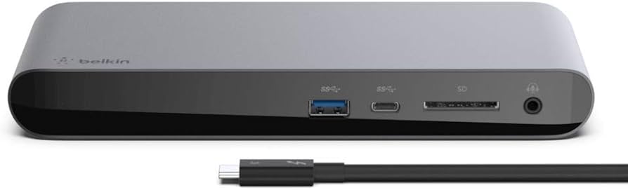 Amazon.com: Belkin Thunderbolt 3 Dock Pro with 2.6 ft Thunderbolt
