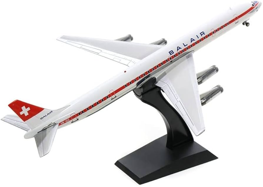 Amazon | INFLIGHT 200 1/200 完成品 BALAIR DC-8-63 HB-IDZ WITH