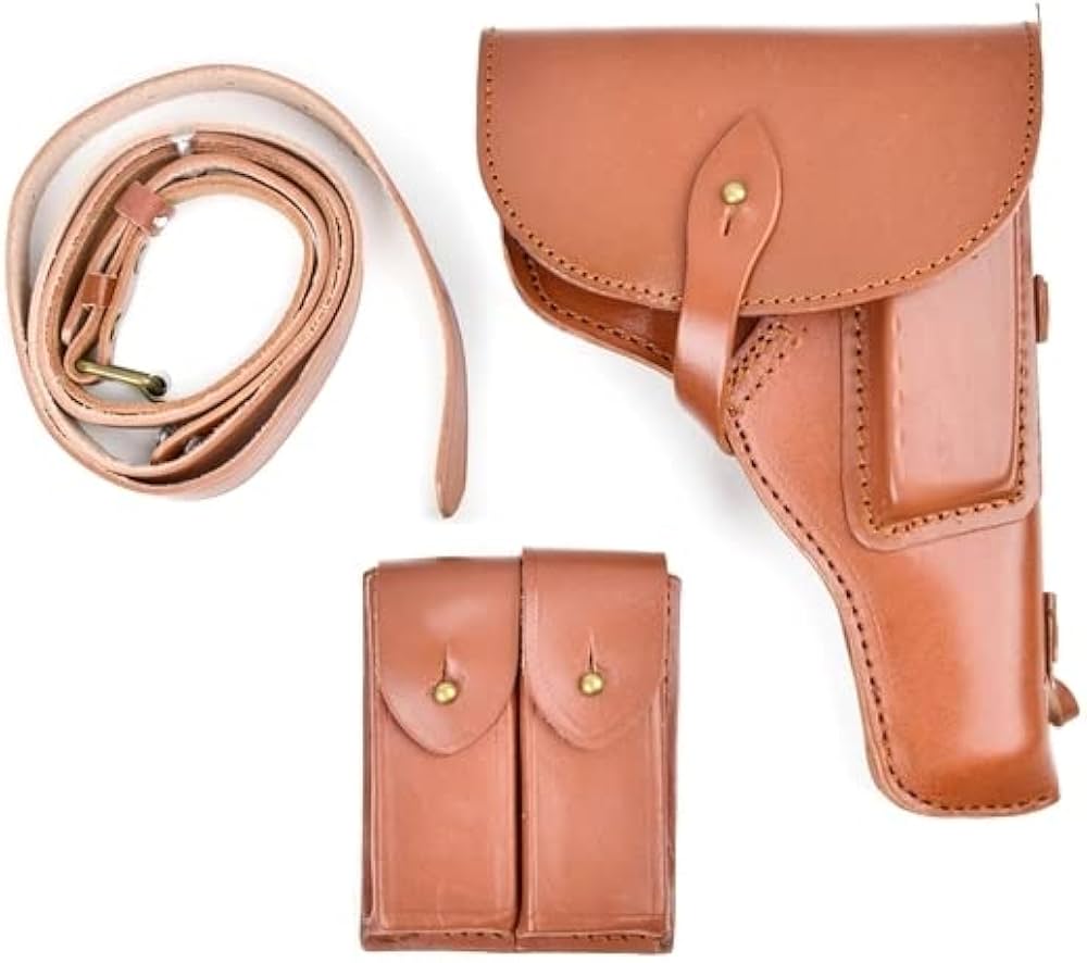 Amazon.co.jp: トカレフ TT-33対応 レザーホルスター ダブルマガジン