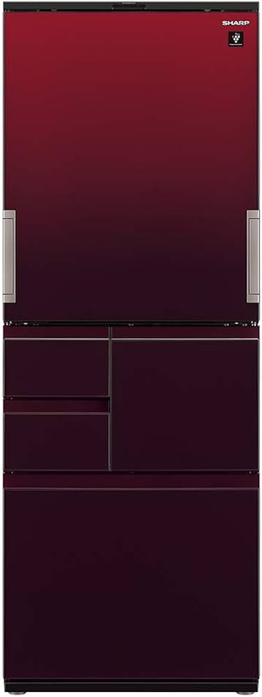 Amazon.co.jp: シャープ SHARP 冷蔵庫 SJ-AW50G-R プラズマクラスター
