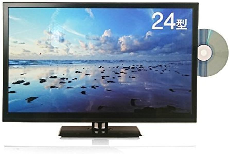 Amazon | レボリューション 24型DVDプレーヤー内蔵 地上波液晶テレビ