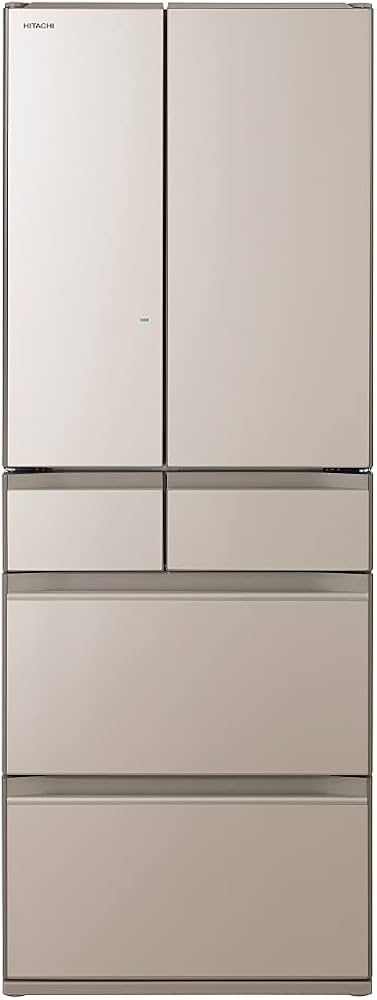 Amazon.co.jp: 日立 冷蔵庫 幅68.5cm 602L クリスタルシャンパン R