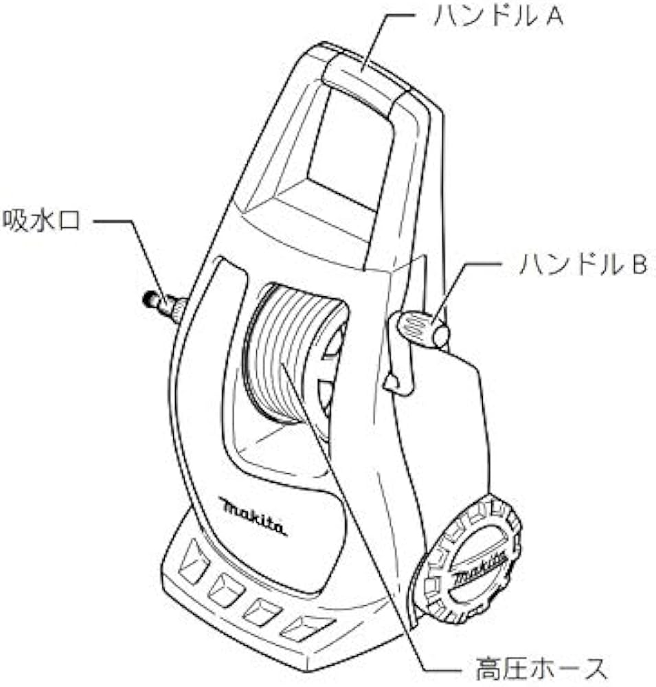 Amazon | マキタ(Makita)高圧洗浄機 MHW0800 | 高圧洗浄機本体