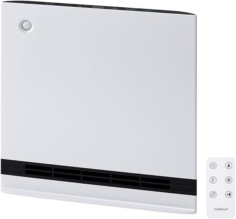 Amazon | スリーアップ 超薄型 パネルセラミックヒーター 節電/室温