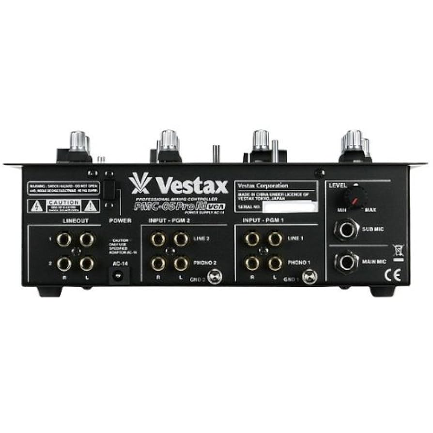 専用 Vestax pmc05 TRIXトリックス DJミキサー 通電確認⭕️ 専用