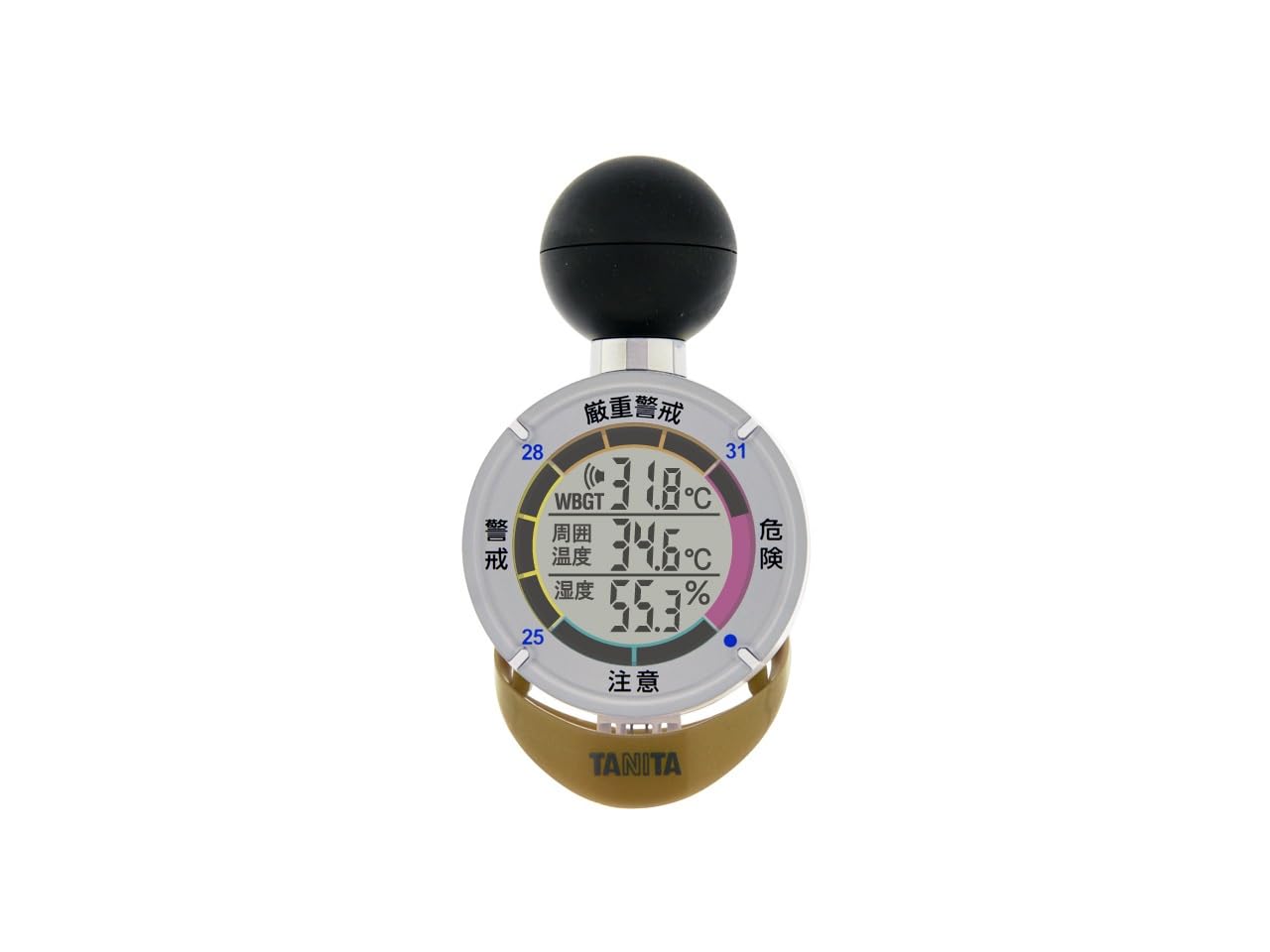 Amazon.co.jp: TANITA 黒球式熱中症指数計 熱中アラーム TT