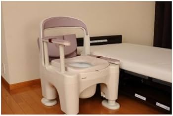 Amazon | ラフィーネ ポータブルトイレ 座楽 あたたか便座 前後傾斜脚