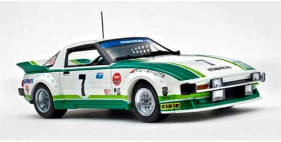 Amazon | 京商オリジナル 1/43 マツダRX-7 (SA22C) レーシングNo.7