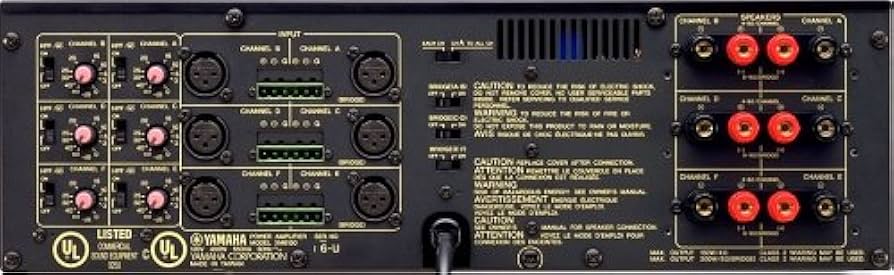 Amazon.co.jp: YAMAHA パワーアンプ(6チャンネル) [XM6150] : 楽器