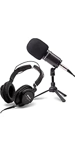 Amazon | ZOOM XLR ダイナミックマイクセット【 マイク＋ヘッドホン＋