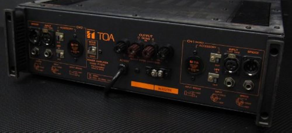 Amazon.co.jp: TOA 業務用パワーアンプ P150D: 家電＆カメラ