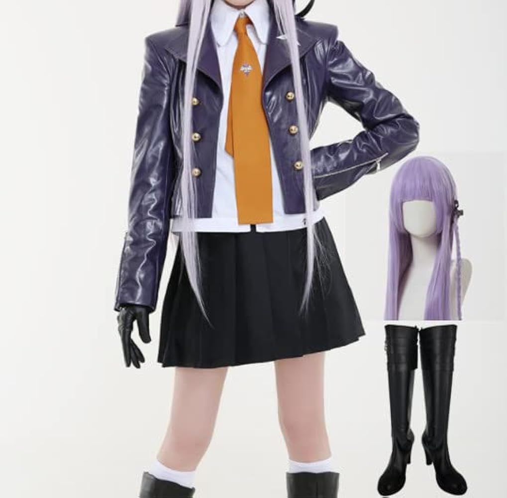 Amazon.co.jp: ダンガンロンパ 霧切響子 コスプレ 衣装+ウィッグ+靴