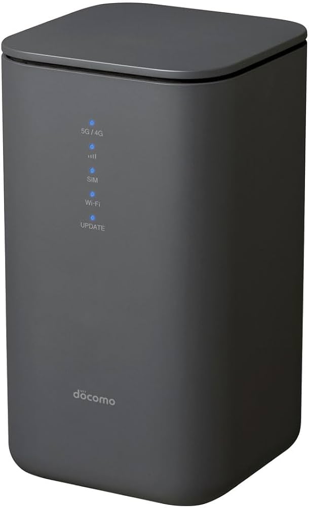 Amazon.co.jp: docomo home 5G HR02 [Dark Gray] : Electronics