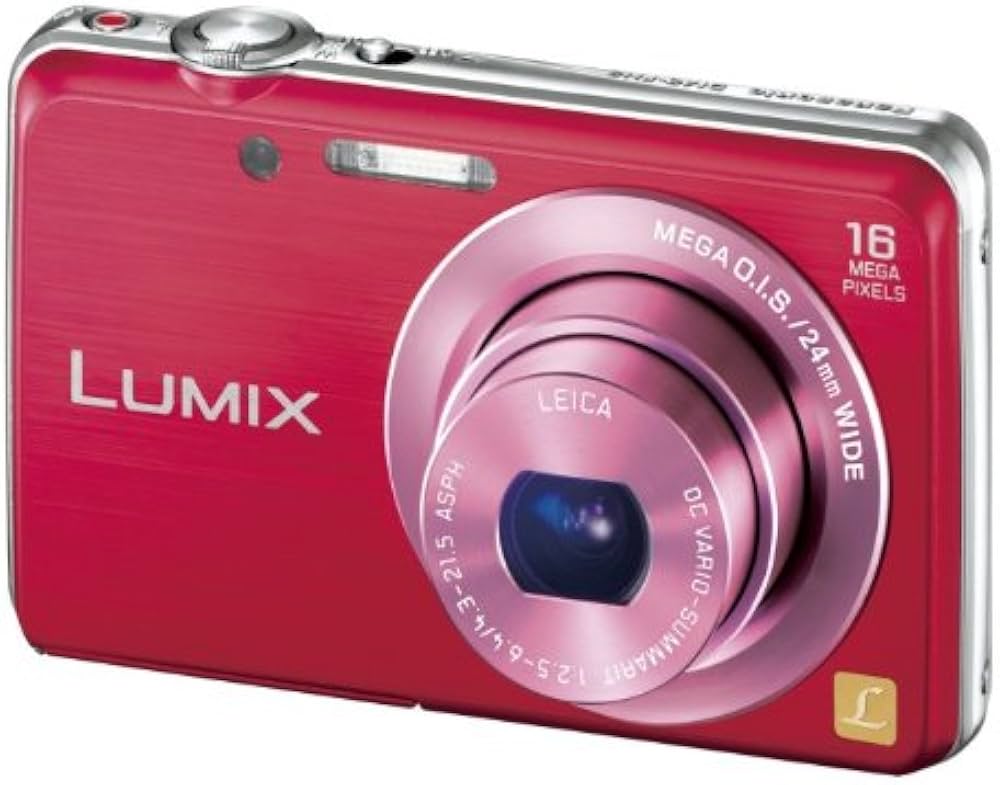 Amazon | パナソニック デジタルカメラ ルミックス FH8 光学5倍 レッド