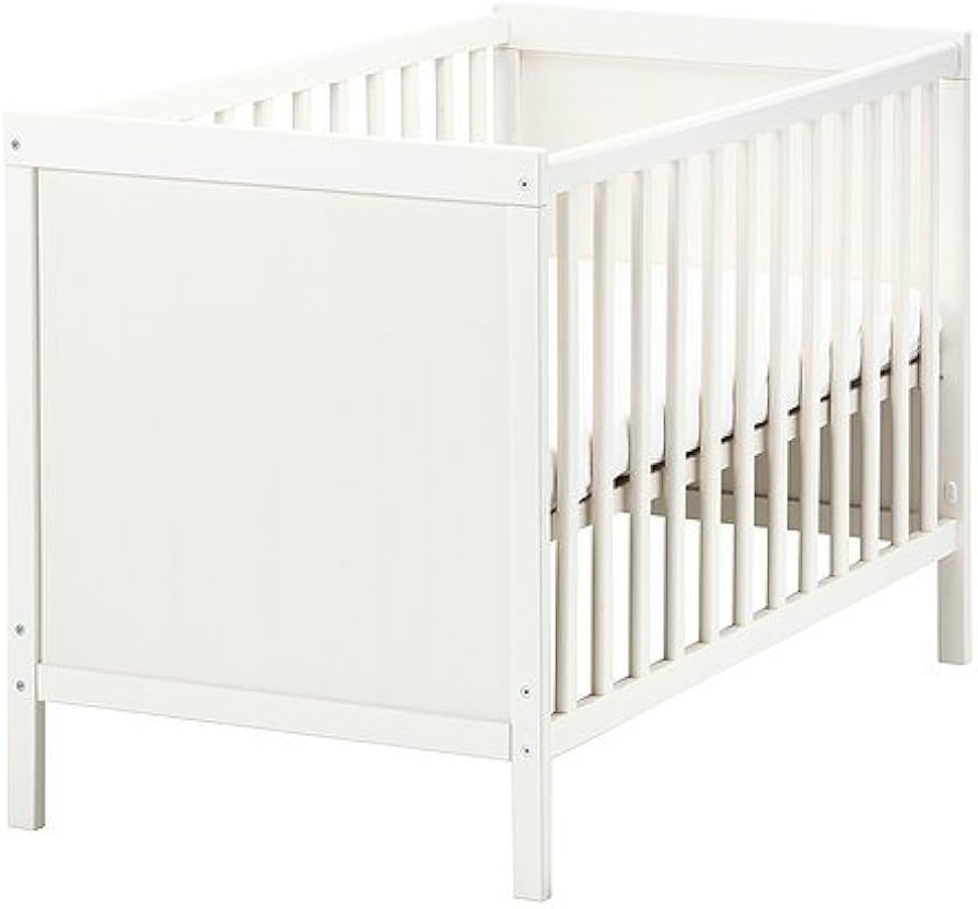 Amazon.co.jp: SUNDVIK ベビーベッド, ホワイト 003.721.56 : ベビー