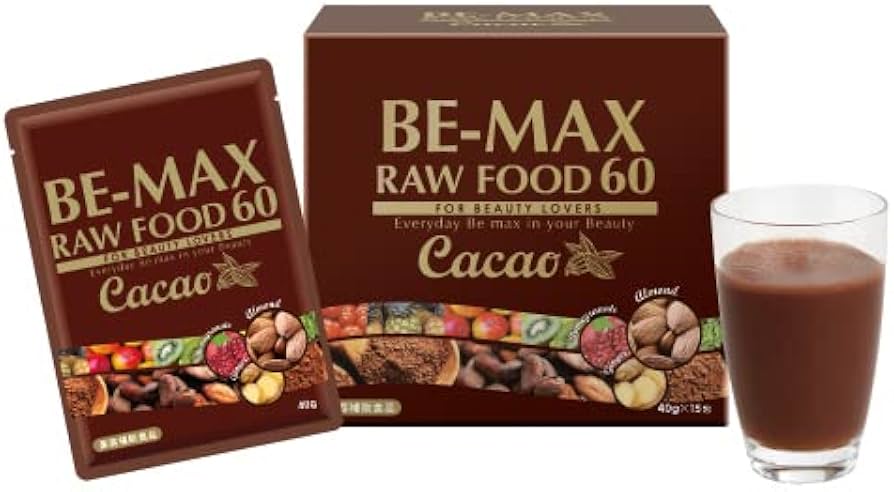 Amazon.co.jp: BE-MAX RAW FOOD 60 Cacao : 食品・飲料・お酒