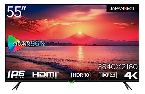Amazon.co.jp: JAPANNEXT 55インチ 大型 モニター 4K UHD 3840x2160