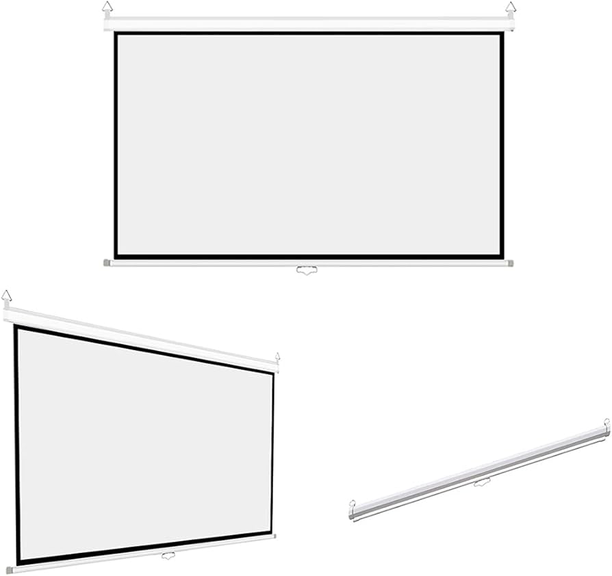 Amazon | CTYUK 手動吊り下げ式 プロジェクター スクリーン 120インチ