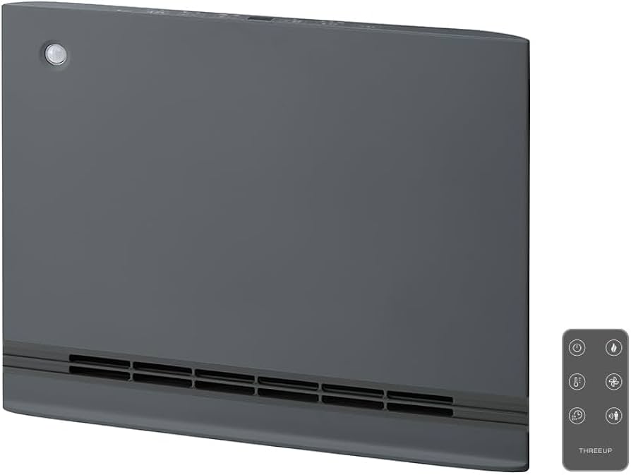 Amazon | スリーアップ 超薄型 パネルセラミックヒーター 節電/室温