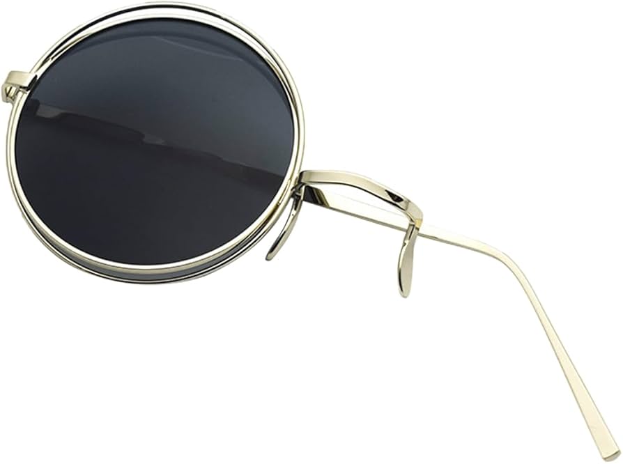 Amazon.co.jp: 片眼鏡 モノクル コスプレ 丸型 右目用 レトロ 怪盗